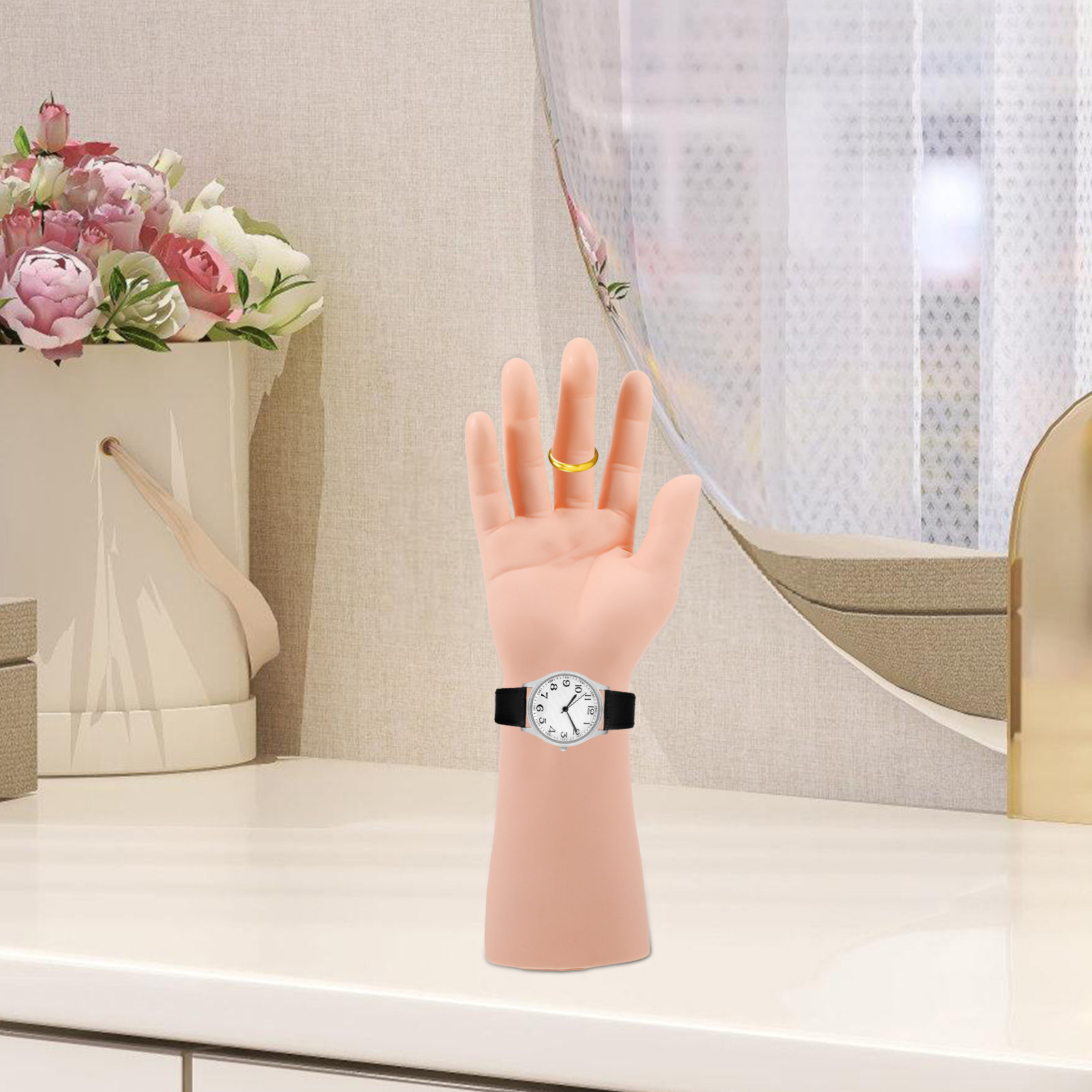 หุ่นโชว์มือชาย สีสมจริง ขาตั้ง - Jewelry For Watches บทวิจารณ์และราคา