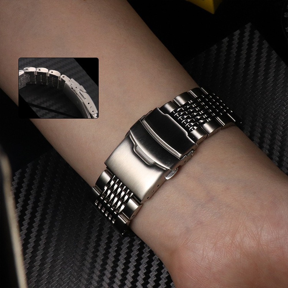 สายนาฬิกาสแตนเลสแท้ขนาด 18 มม. - Seiko Watch Prospex บทวิจารณ์และราคา